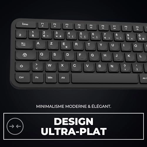 Slim Wireless Keyboard - FR Wired/Wireless