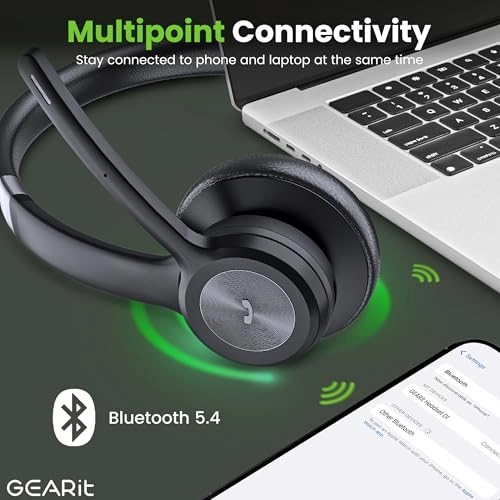 GI-HSET-BT-DUAL-BK-1 Wireless Headset