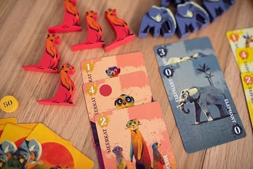 Botswana: Animal Collecting Strategy Card Game