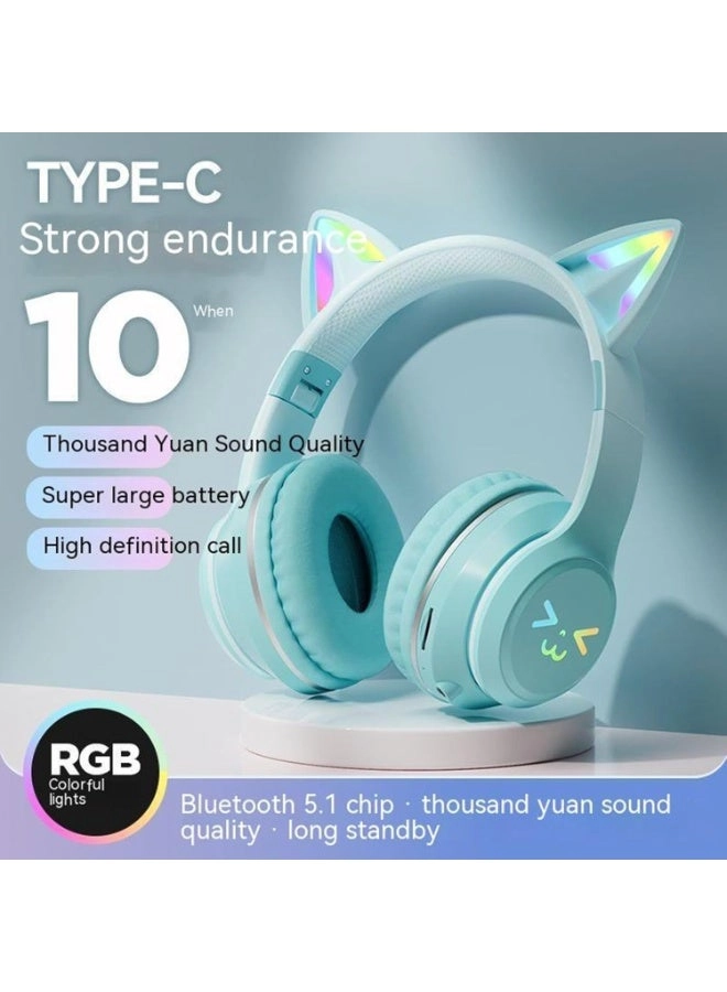 Cat Ear Bluetooth Wireless Headphones