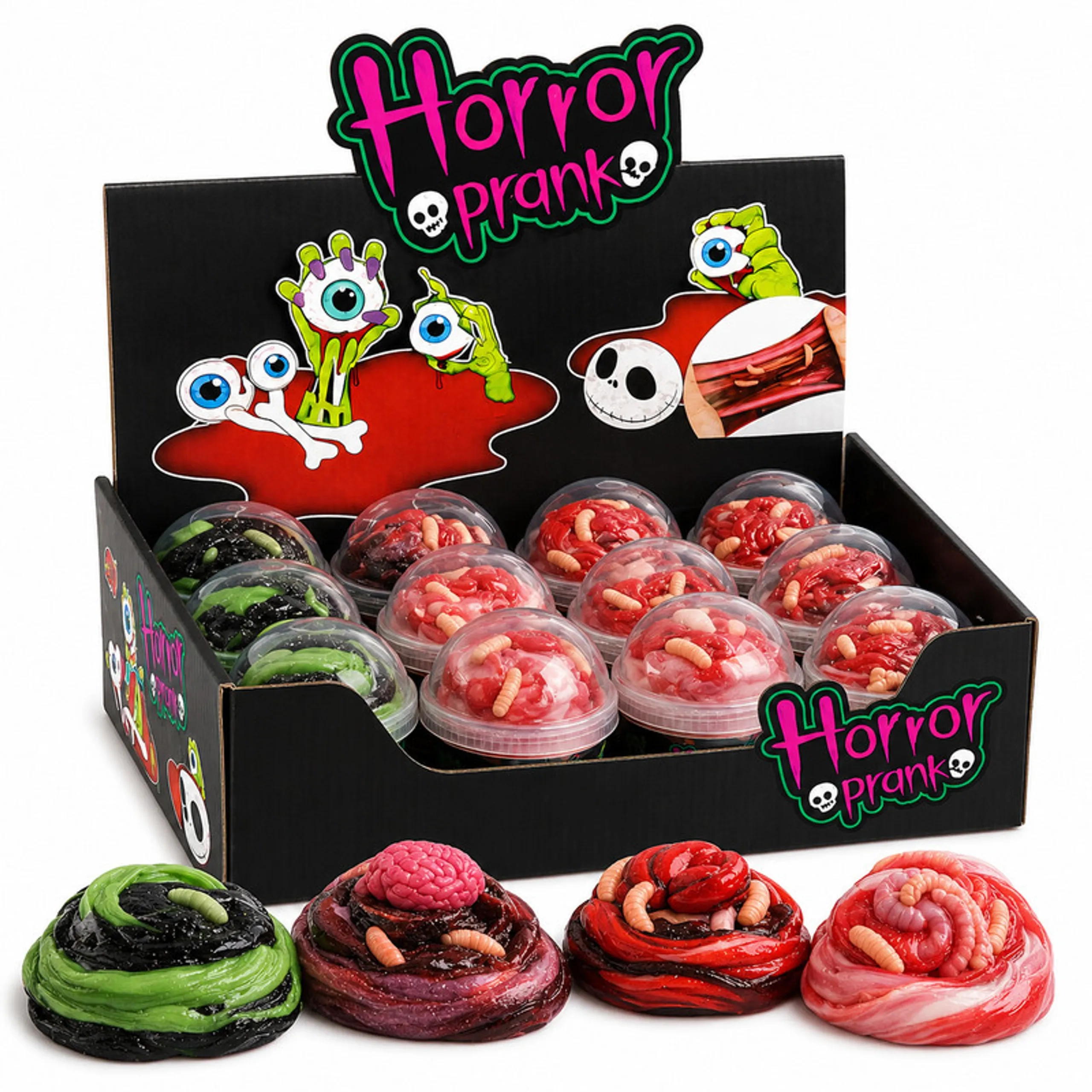 GreaTeam Horror Prank Puff Putty - 3+ years 12 pcs