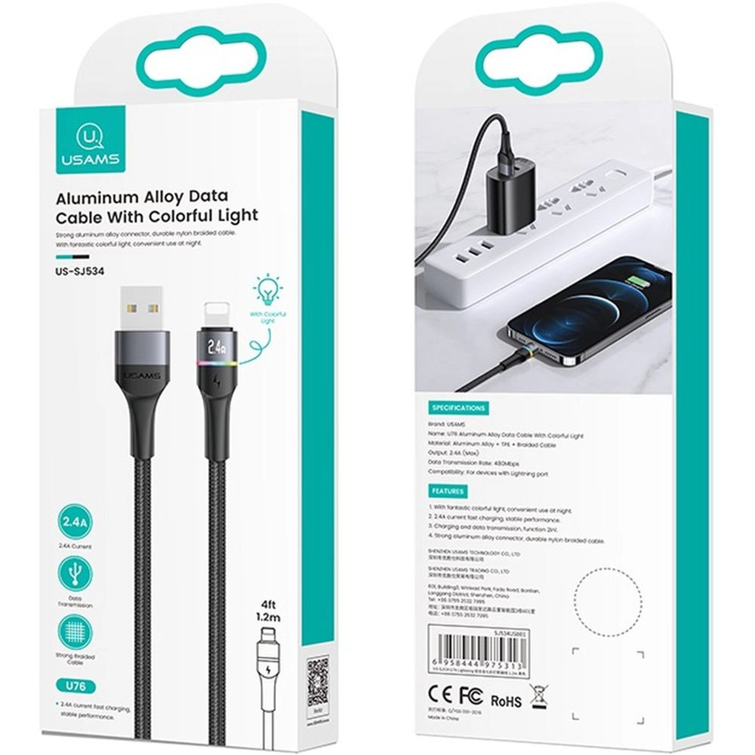 Lightning Cable USB-A to Lightning 1.2m