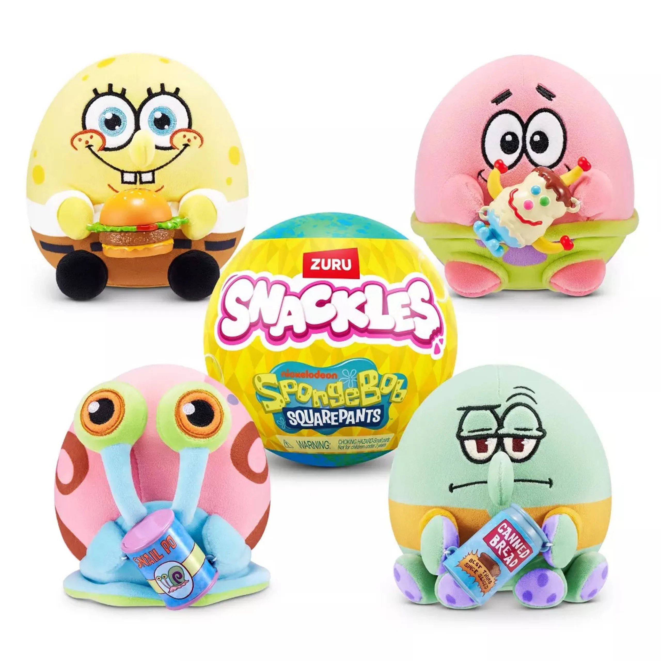 ZURU SpongeBob SquarePants Snackles - 12.7 cm Plush