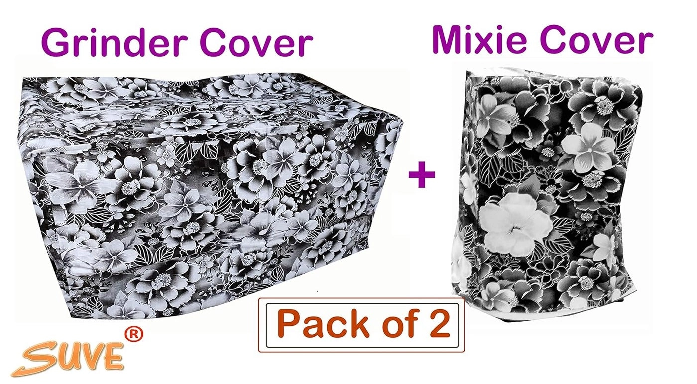 Mixer Grinders Cover - 1no Multicolor + Table top Wet Grinders Cover - 1no