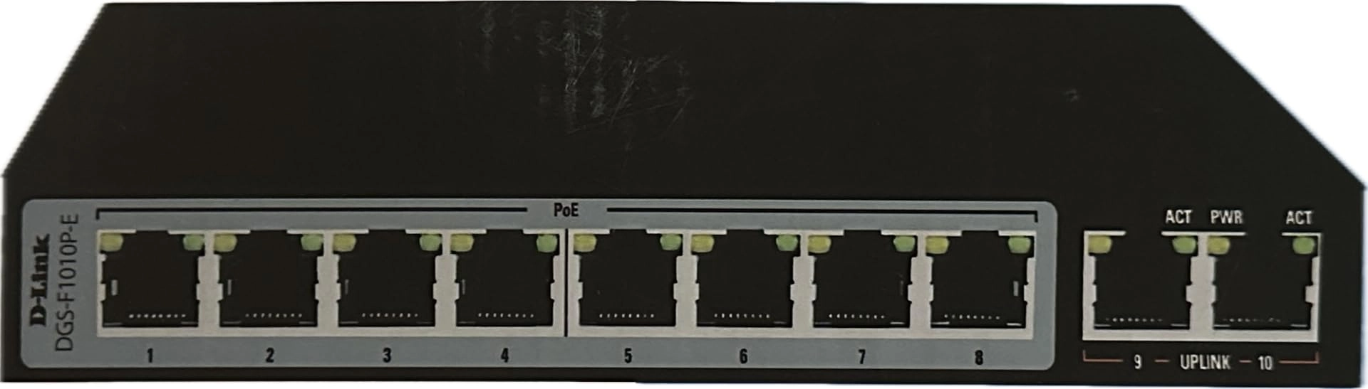 DGS-F1010P-E 8-ports