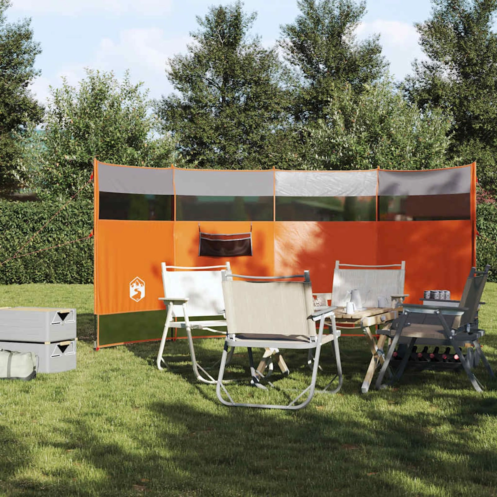 Camping Windbreak - Mesh Window 366x152x152 cm