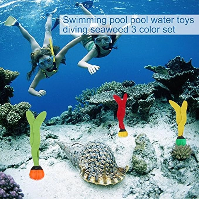 Seaweed Underwater Swimming Pool Toy - 4pcs Floating