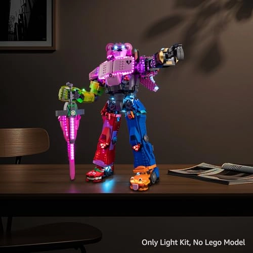 LED Lighting Set for LEGO 77078 Mecha Team Leader