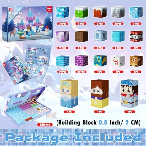 Magnetic Blocks - 150 pcs
