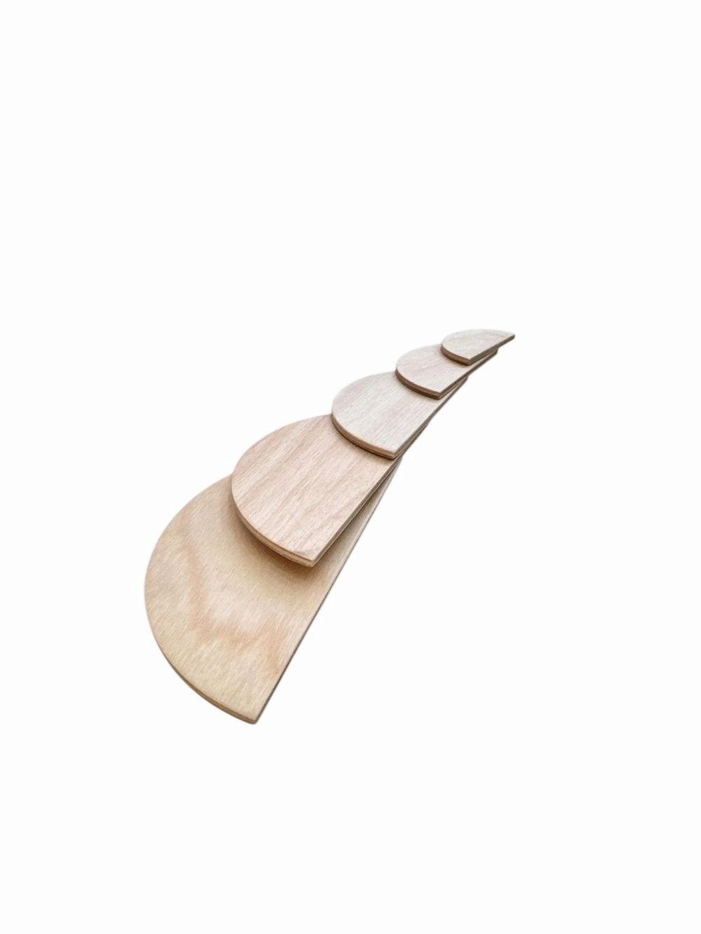 Wooden Grading Semicircles - Suitable for 2 years and above 5 pieces