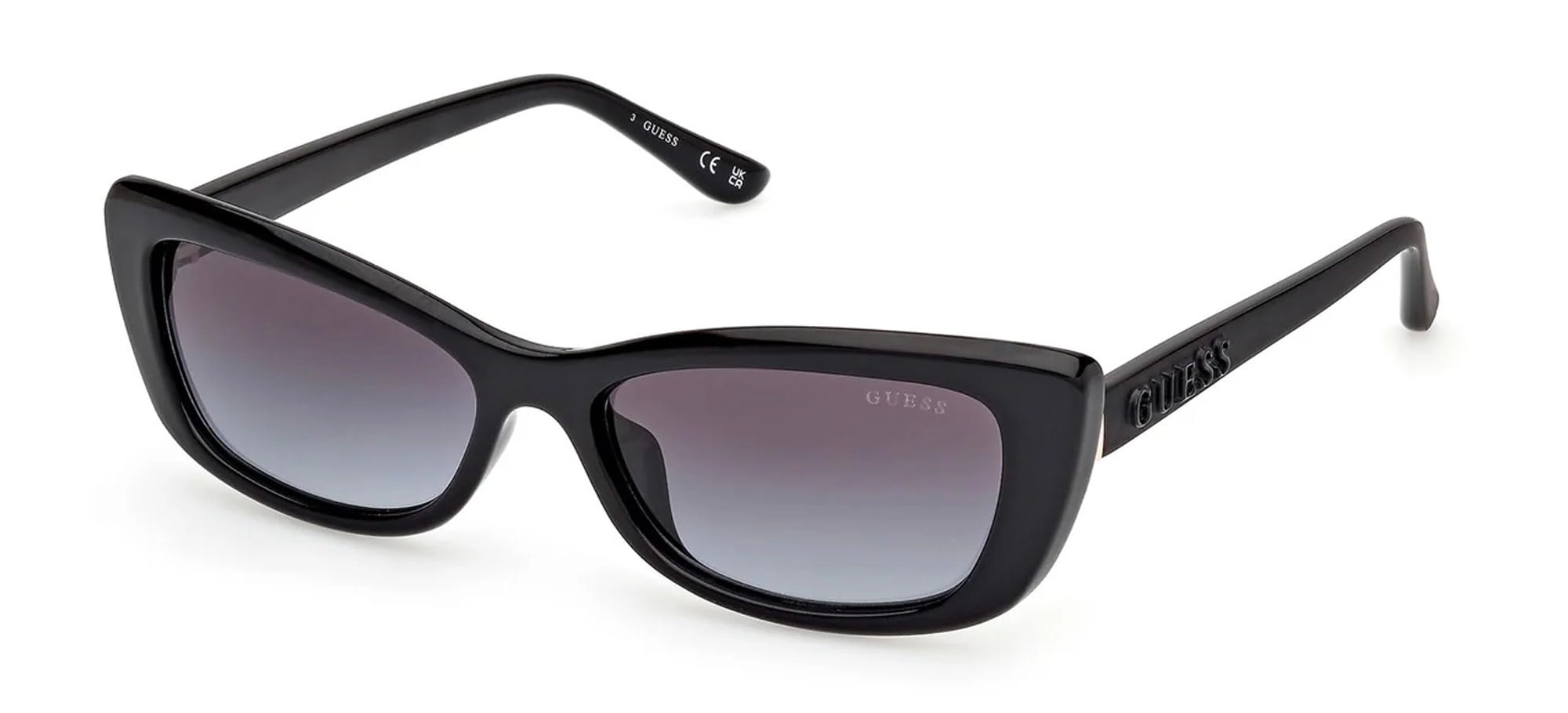 Marcolin SPA GU00156-H01B55 - Black Rectangular Full Rim