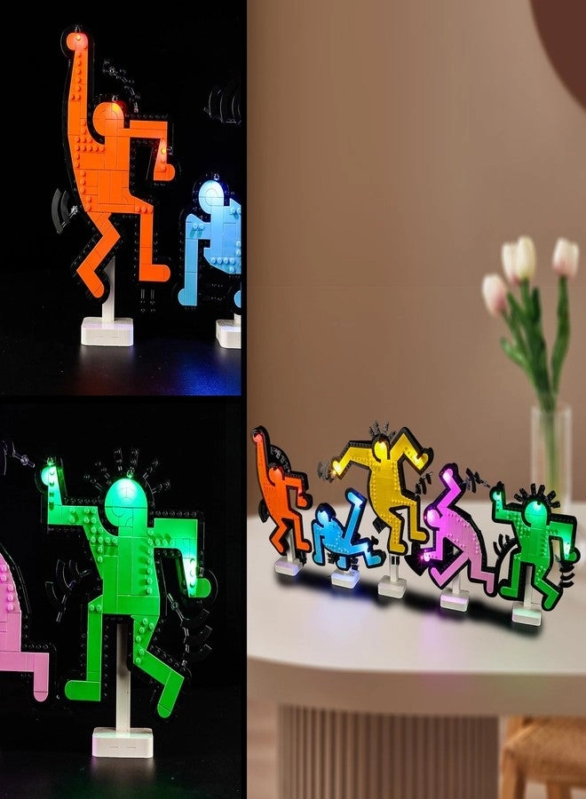 Led Light for LEGO Keith Haring Dancing Figures 31216