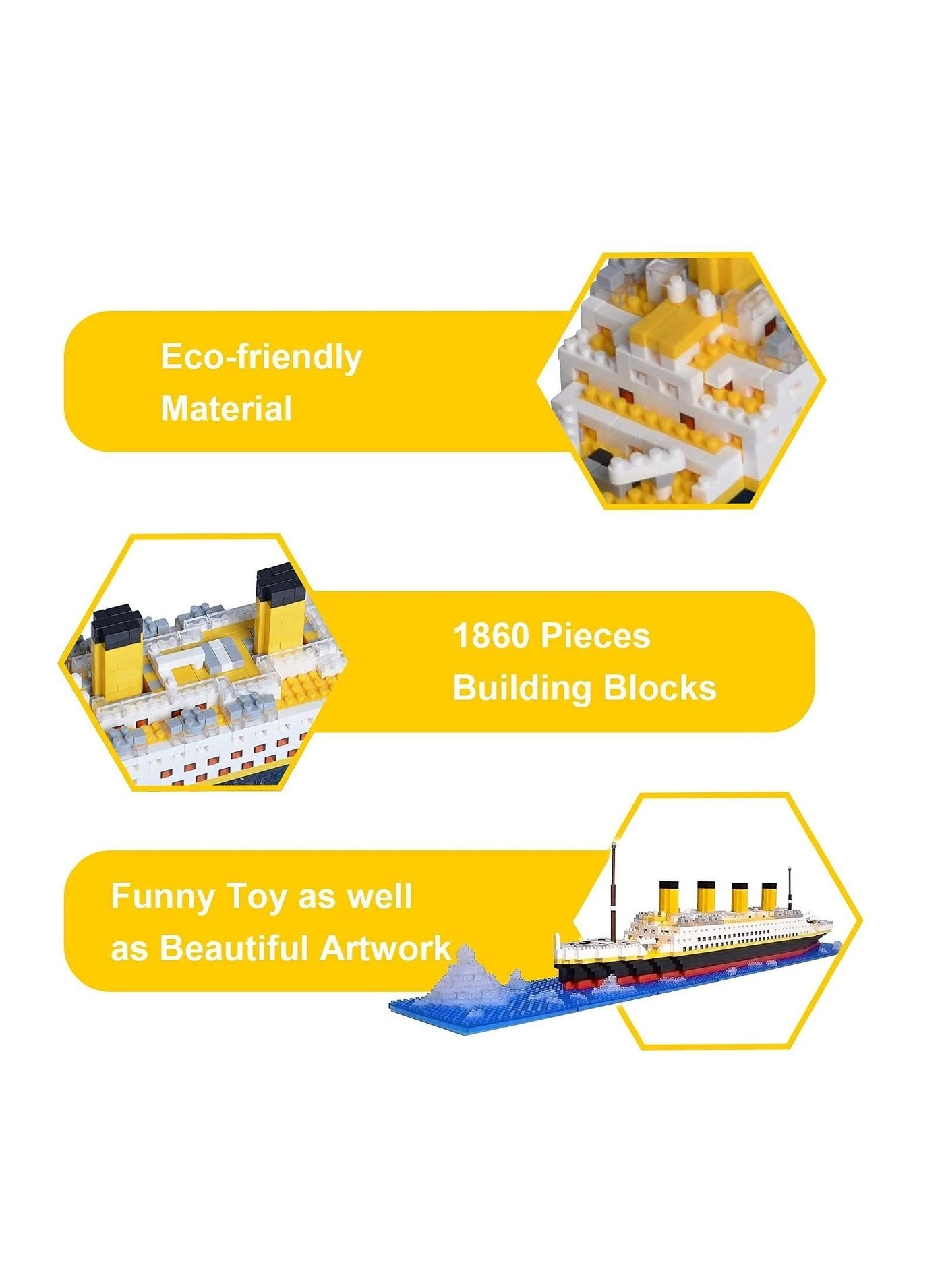 Titanic Model - 1860 pcs