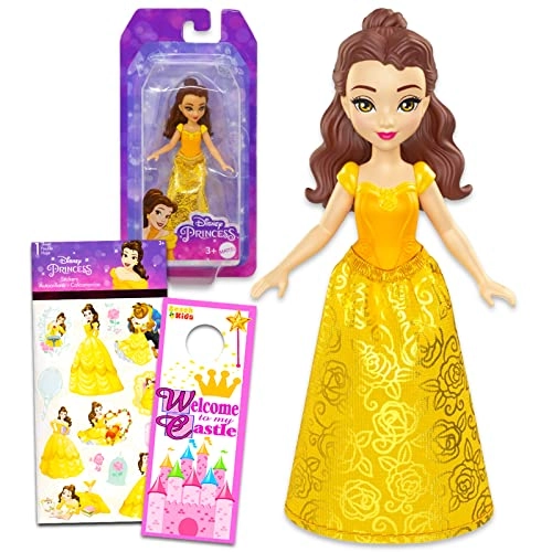 Belle Mini Doll Playset - 3.3-inch Plastic Secret Styles Ages 4+