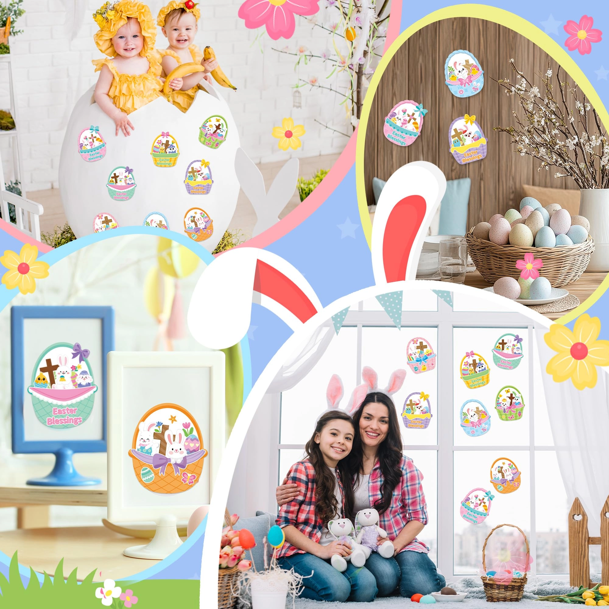 Easter Basket Activity Sticker Book 40 pcs