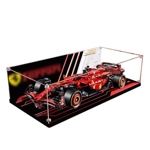 Acrylic Display Box for LEGO 42007 Racing Models - 3mm thickness Dustproof Transparent