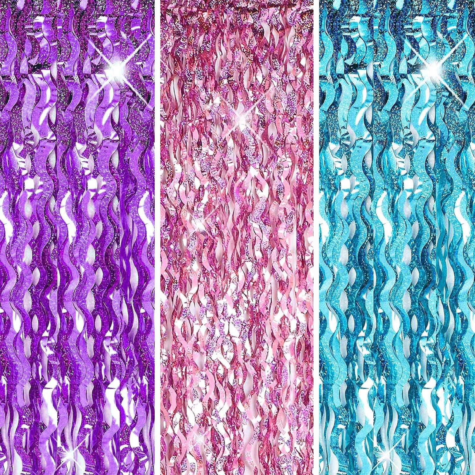 Tinsel Curtain - 2pcs Birthday Wedding Holiday Party