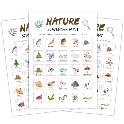 Scavenger Hunt Cards - 15 years and up 30 Pcs