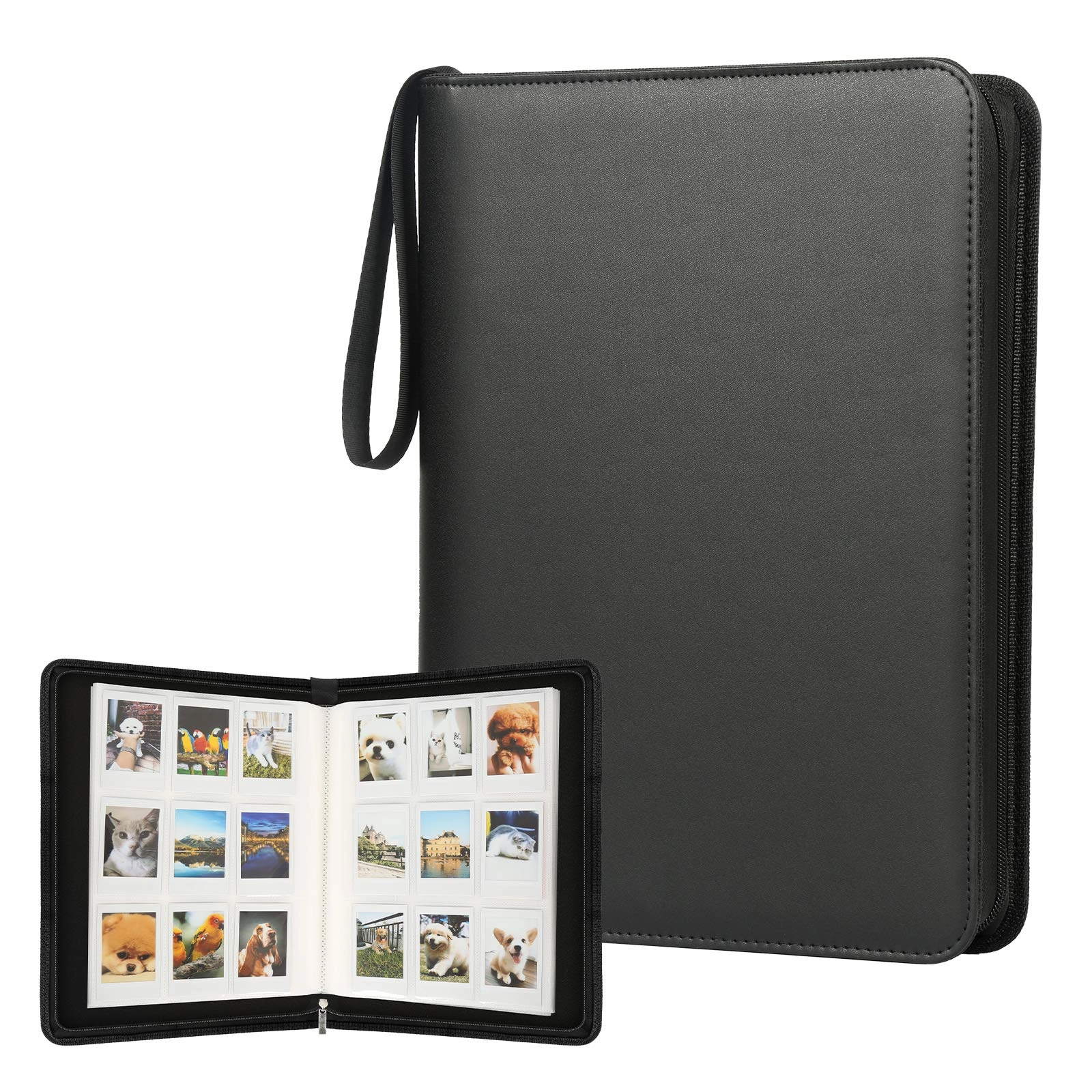 Veicevol 2x3" 540 Pockets Faux Leather Photo Album