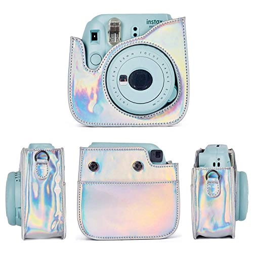 Camera case - Magic Blue + Mini Album - 64 Pockets + Close-up lens - Self-portrait mirror + Color Filters - 4 Colors + Photo frame - 5 Colors + Hanging Photo frame + Sticker Borders + Corner Sticker + Card Making Pen
