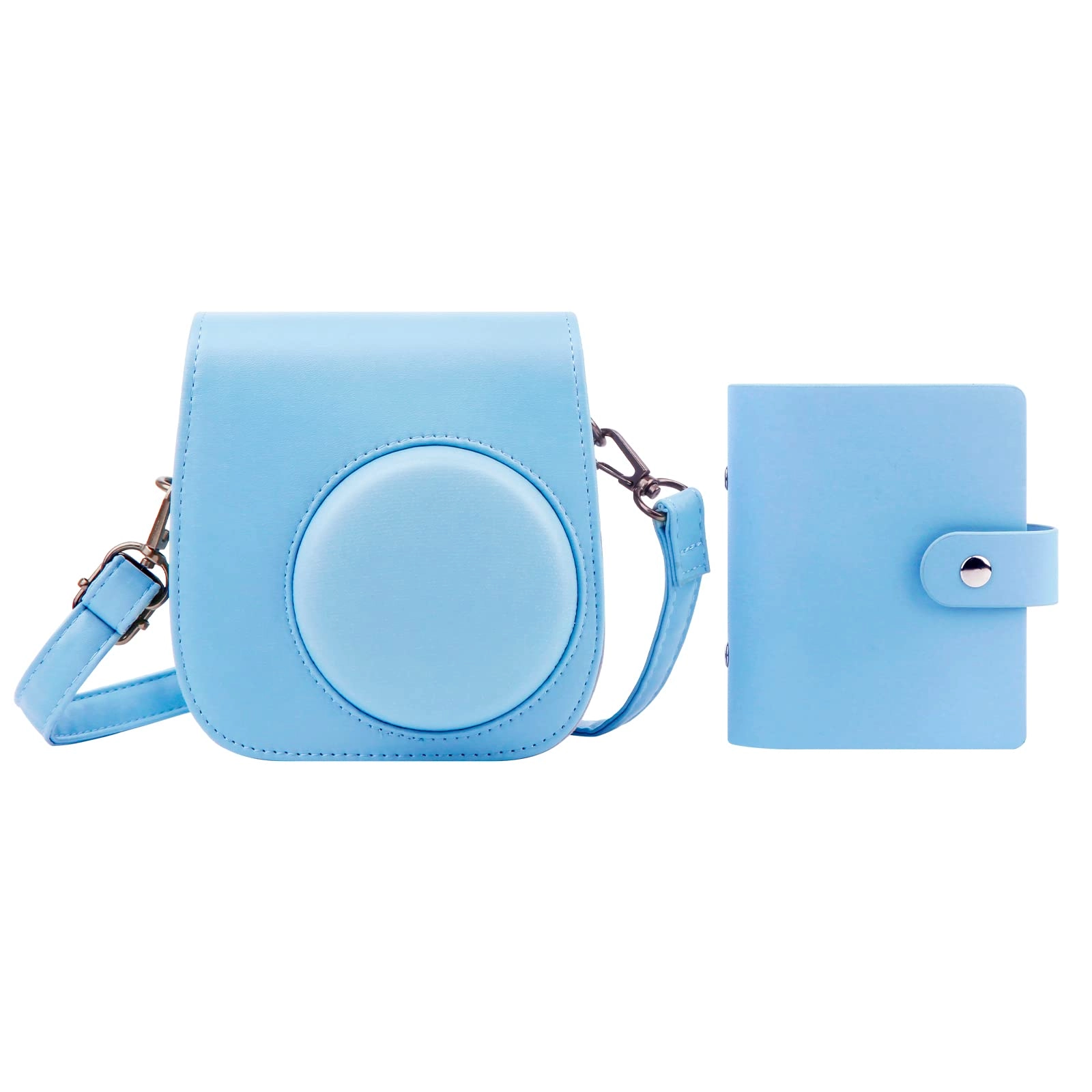 Camera Case - PU Leather Mini 11 + Photo Album - 52 pockets