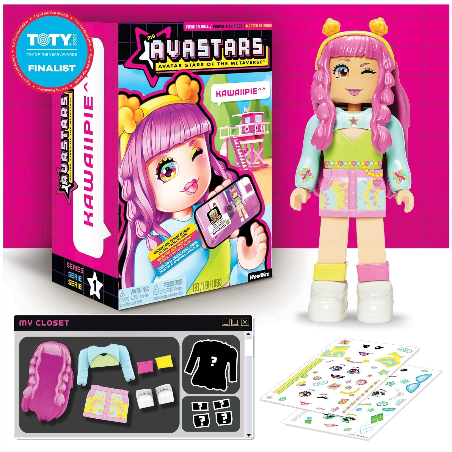 KawaiiPie Fashion Doll - 11'' Extra Outfit Ages 6+