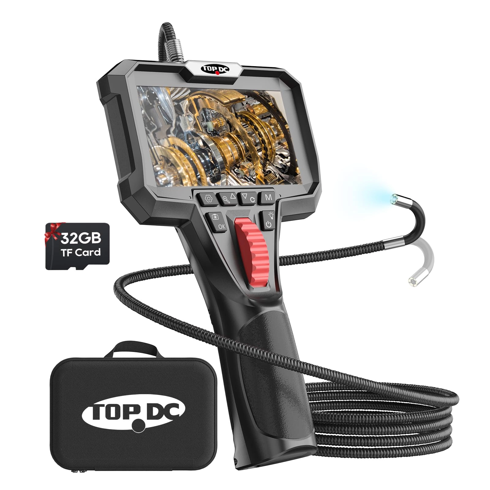 topdc Borescope Camera - 0.24in 6.5ft