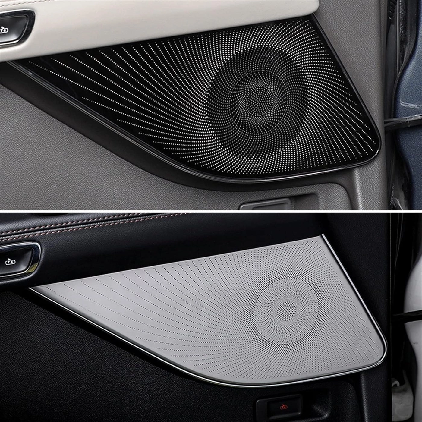 Car Speaker Cover Trim - Lincoln Aviator U611 2020-2021 Black B