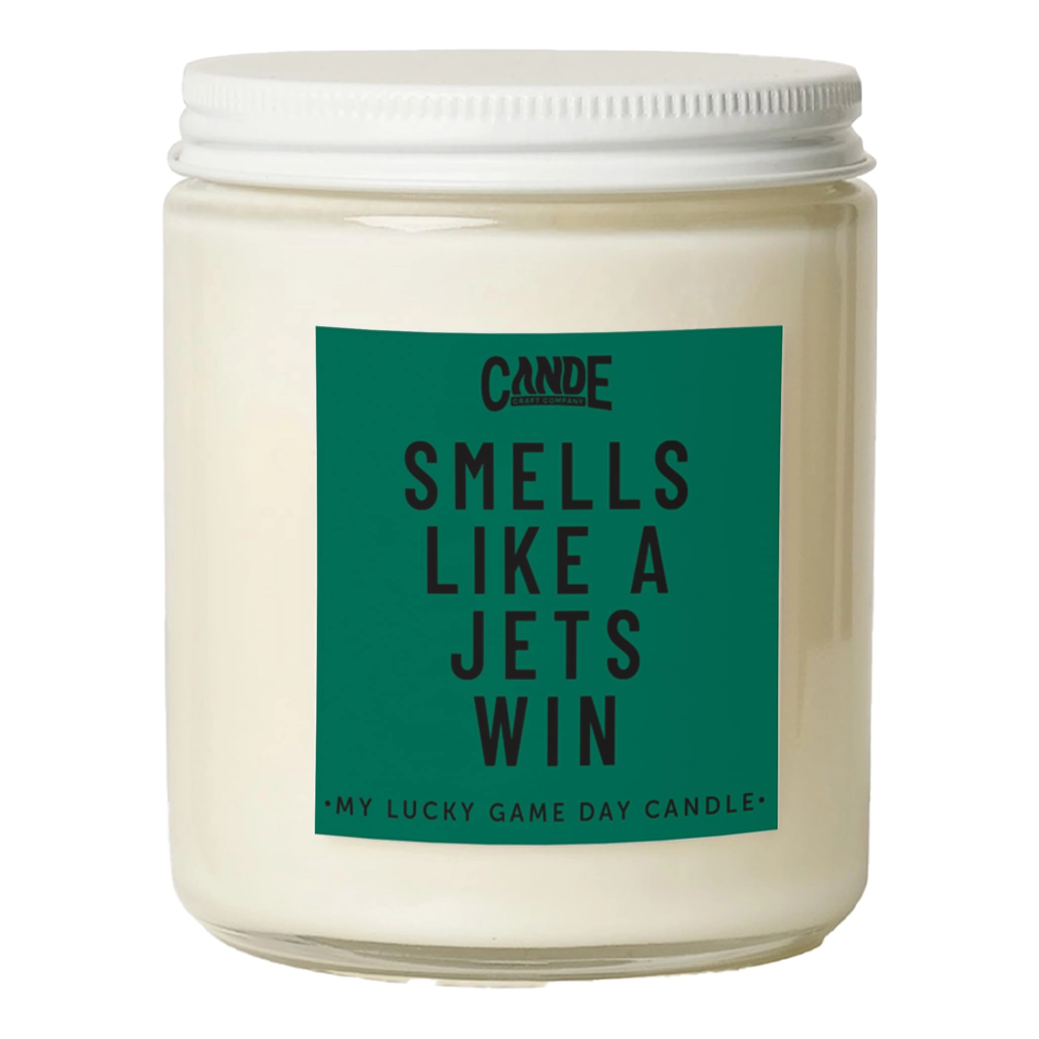 ce craft Jets Win Scented Candle - Jets / Bourbon Vanilla 1.0 Count
