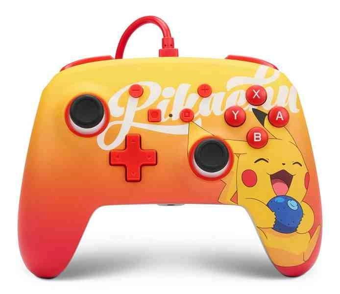 PowerA Enhanced Wired Controller - Oran Berry Pikachu Nintendo Switch