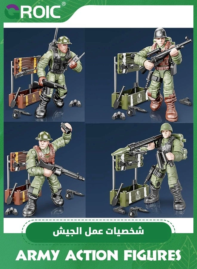 Army Men Set - 8pcs