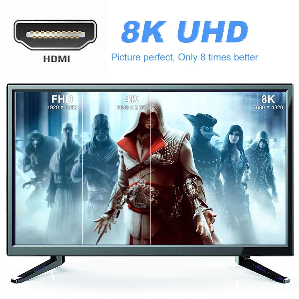 8K HDMI Adapter with Ethernet
