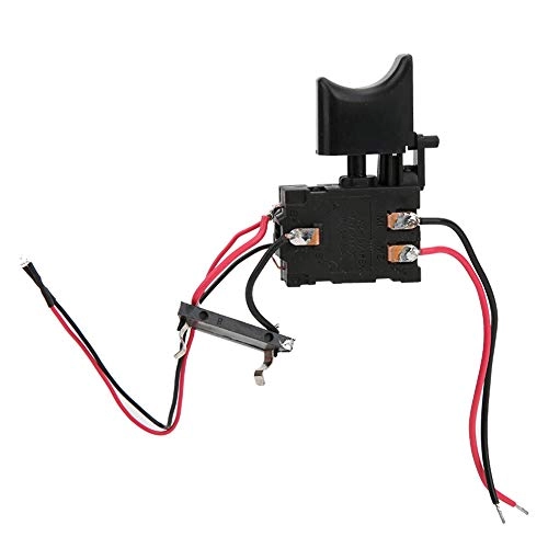 Drill Speed Control Trigger Switch - 7.2V-24V 16A Black