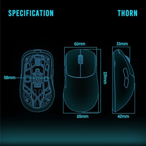 Thorn 4K Gaming Mouse - Wireless
