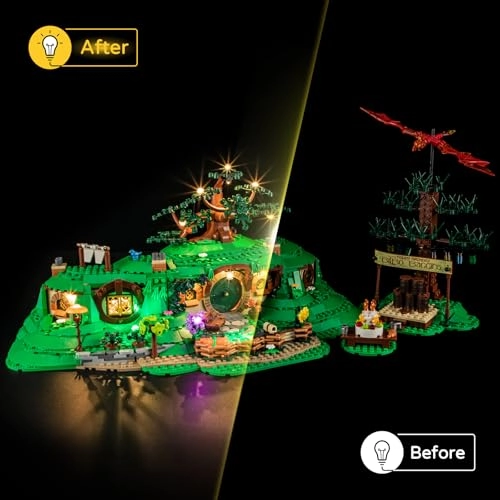 LED Light for 10354 Lord of The Rings The Lord of the Rings: The Shire Building Blocks Model - Lord of The Rings