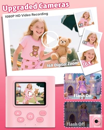 Kids Camera - Instant Print Thermal 48MP