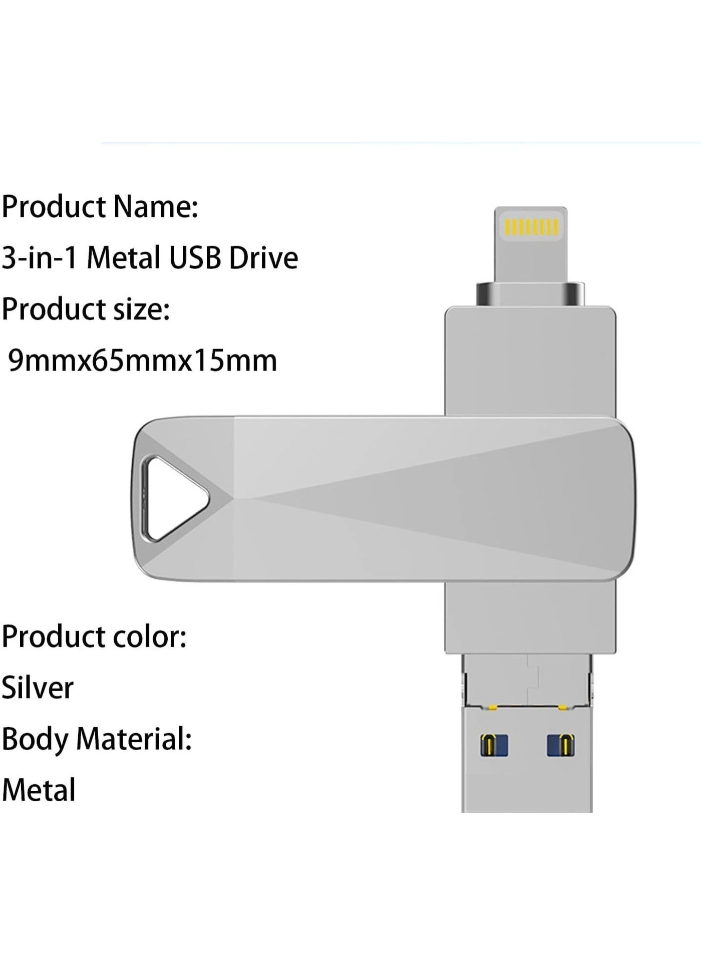 Flash Drive - Usb 3.0 Type-C iPhone Android 1TB