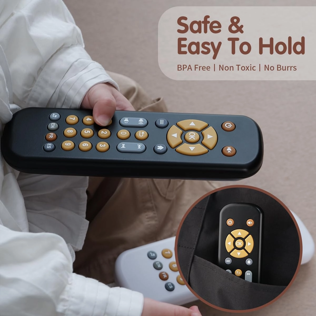 nueplay Realistic Learning Controller tv remote toy - 1-3 years+