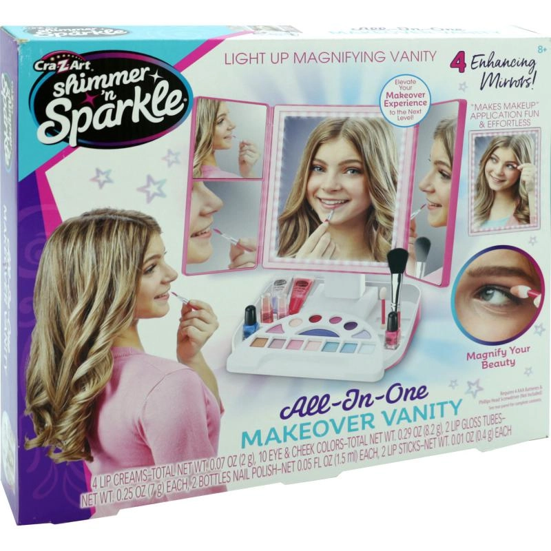Cra-Z-Art Shimmer 'n Sparkle - All-in-One Makeover Vanity Activity Set