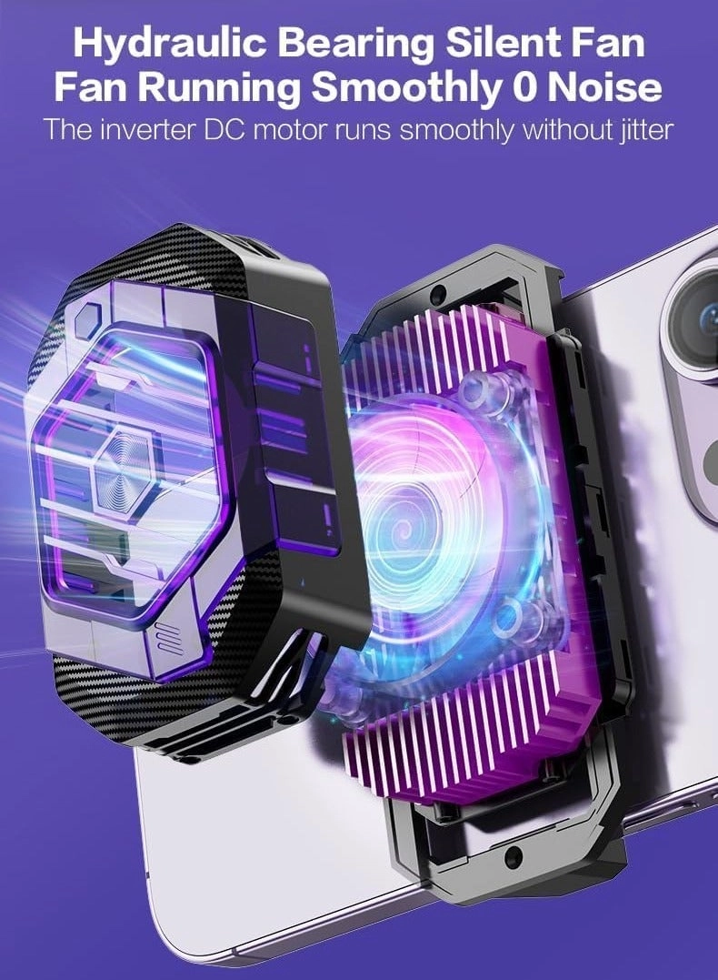 Cell Phone Cooler - LED Three-Speed for iPhone Android