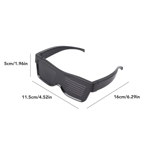 LED Glasses - Bluetooth App Control 31 Patterns Rechargeable