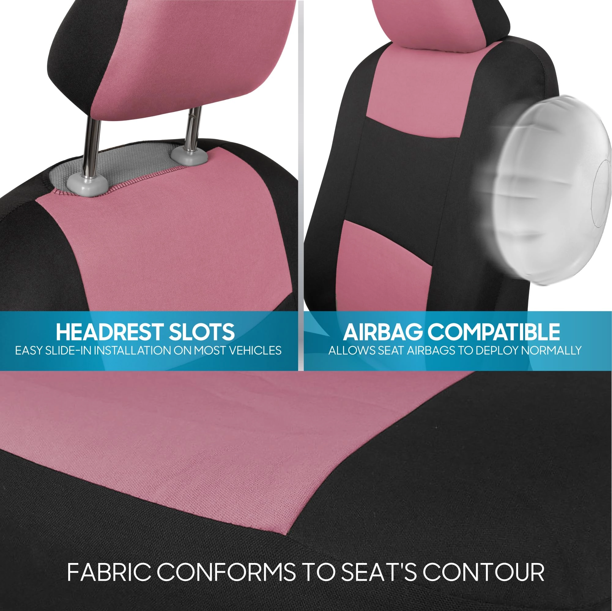 PolyPro Car Seat Covers - Solid Beige Universal Fit