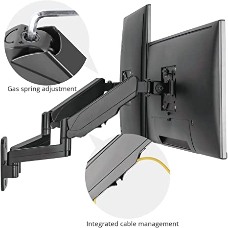 Dual Display Articualating Mount - 2 13″-32″ 75×75,100×100