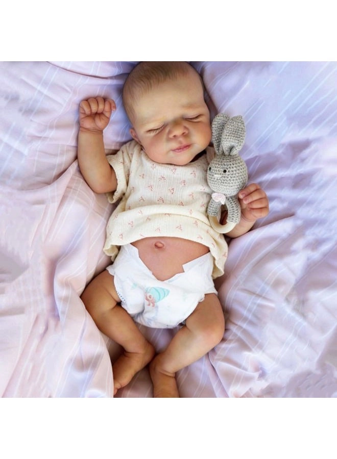 Reborn Baby Doll - 18 Inch Silicone Boy Ages 3+