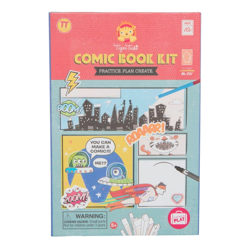 Tiger Tribe Comic Book Kit - 5+ years