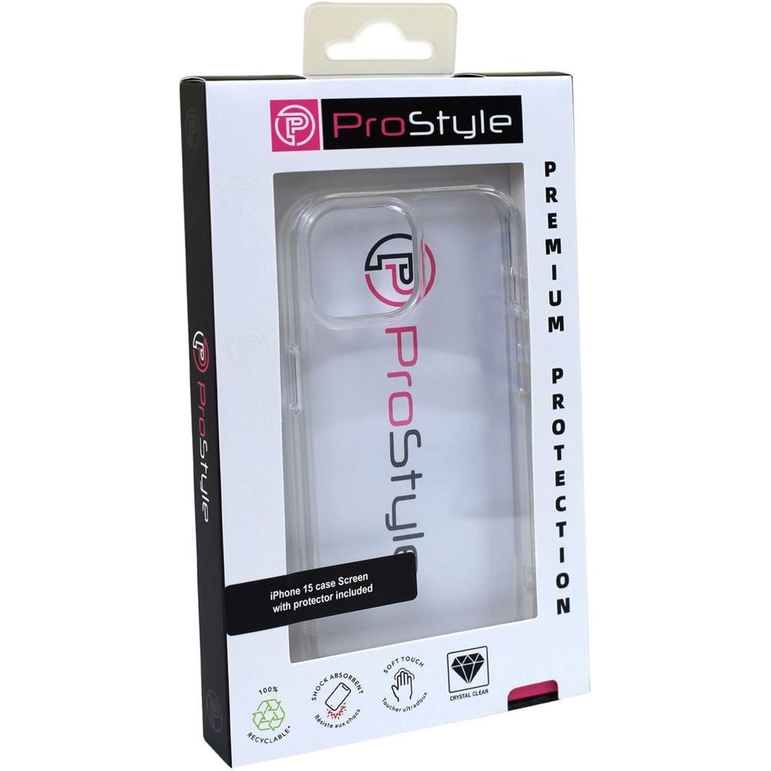 Clear Screen Protector for iPhone 15