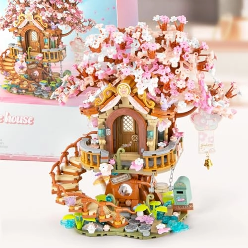 Cherry Blossom Tree House - 1149pcs