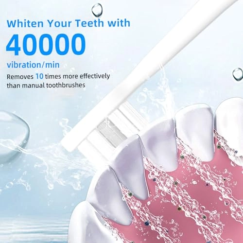 H13 - 40,000 vibrations 8 brush heads IPX7 Waterproof