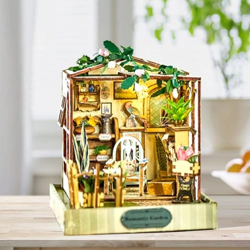 DIY Miniature Dollhouse Kit - Romantic garden