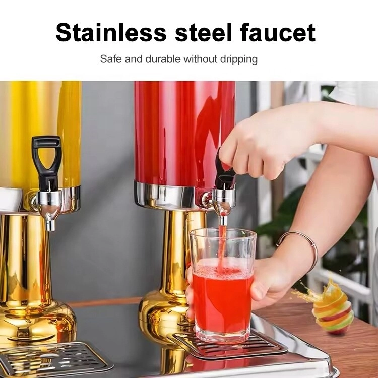 Stainless Steel Juice Dispenser - 9 Liter